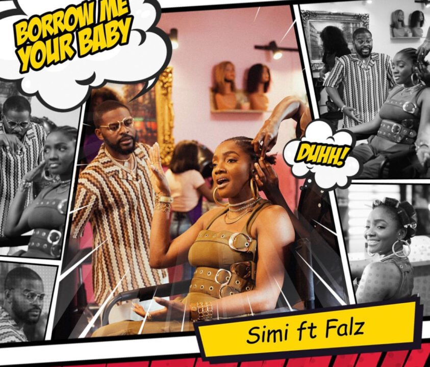 Cover art for Borrow Me Your Baby by Simi featuring Falz 